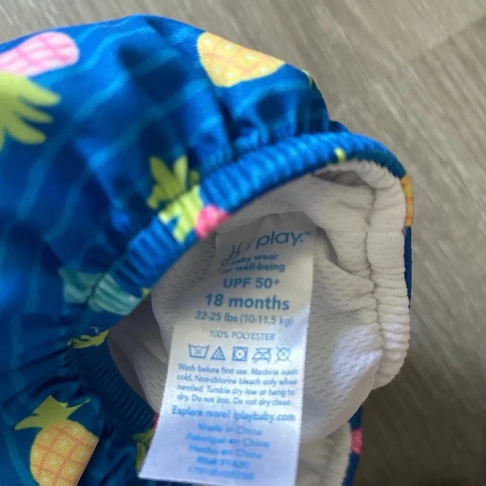 2 Reusable Swim Diapers Size 12 Months 18 Months